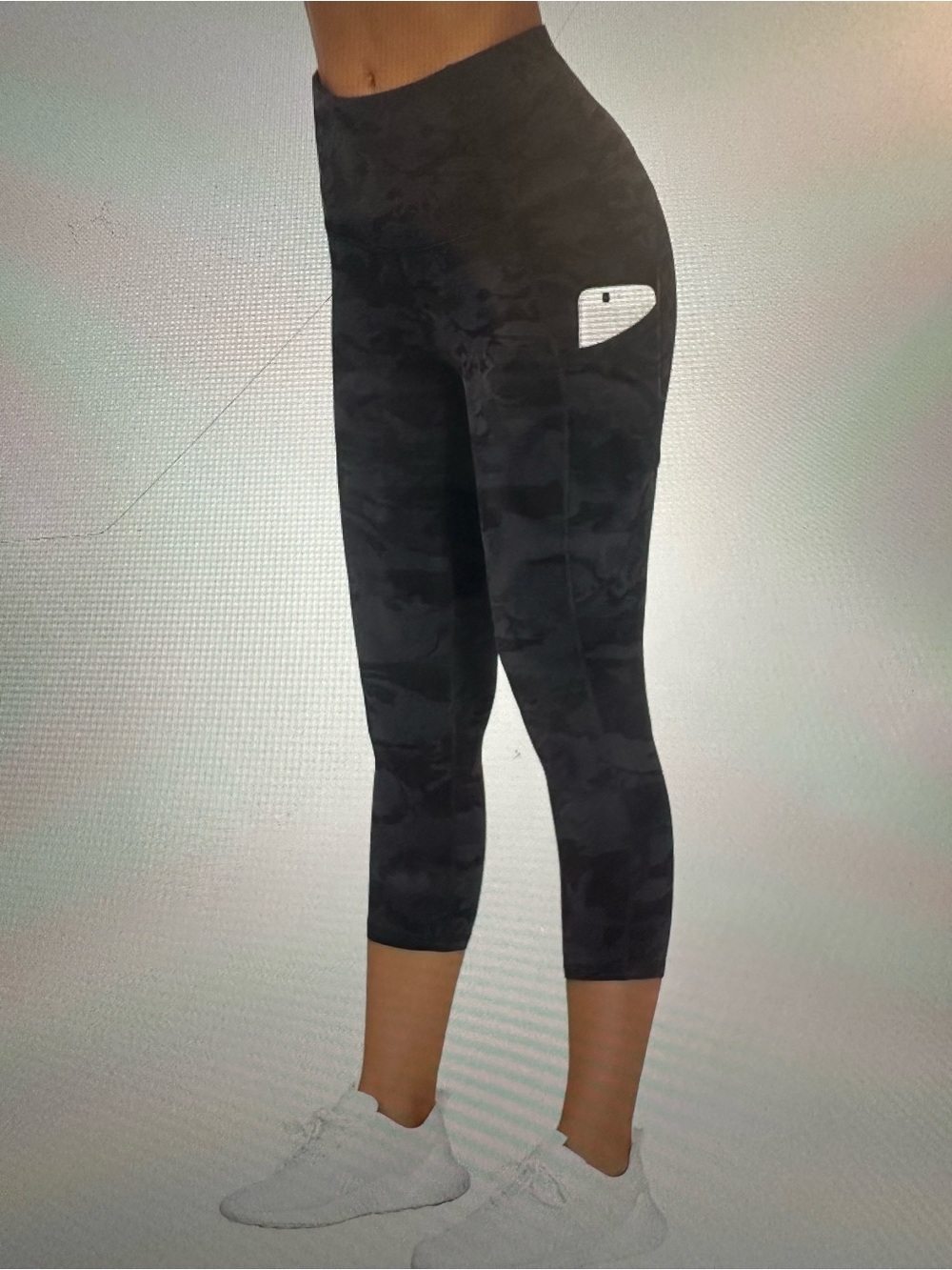 THE GYM PEOPLE Women's Thick High Waist Capris Yoga Pants Workout Leggings